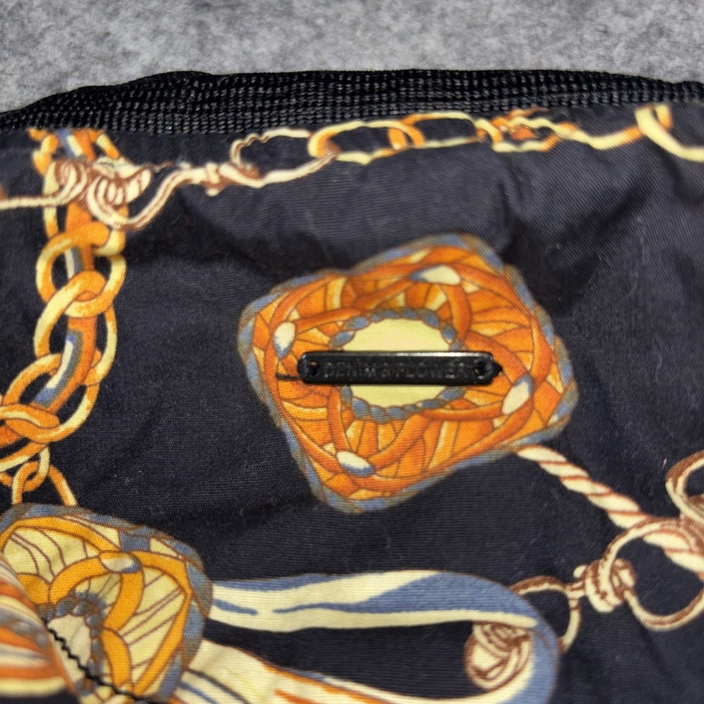 Denim‎ & Flower Ricky Singh Jacket Mens M Black Equestrian Bit Bridle Bomber Zip - Picture 12 of 13